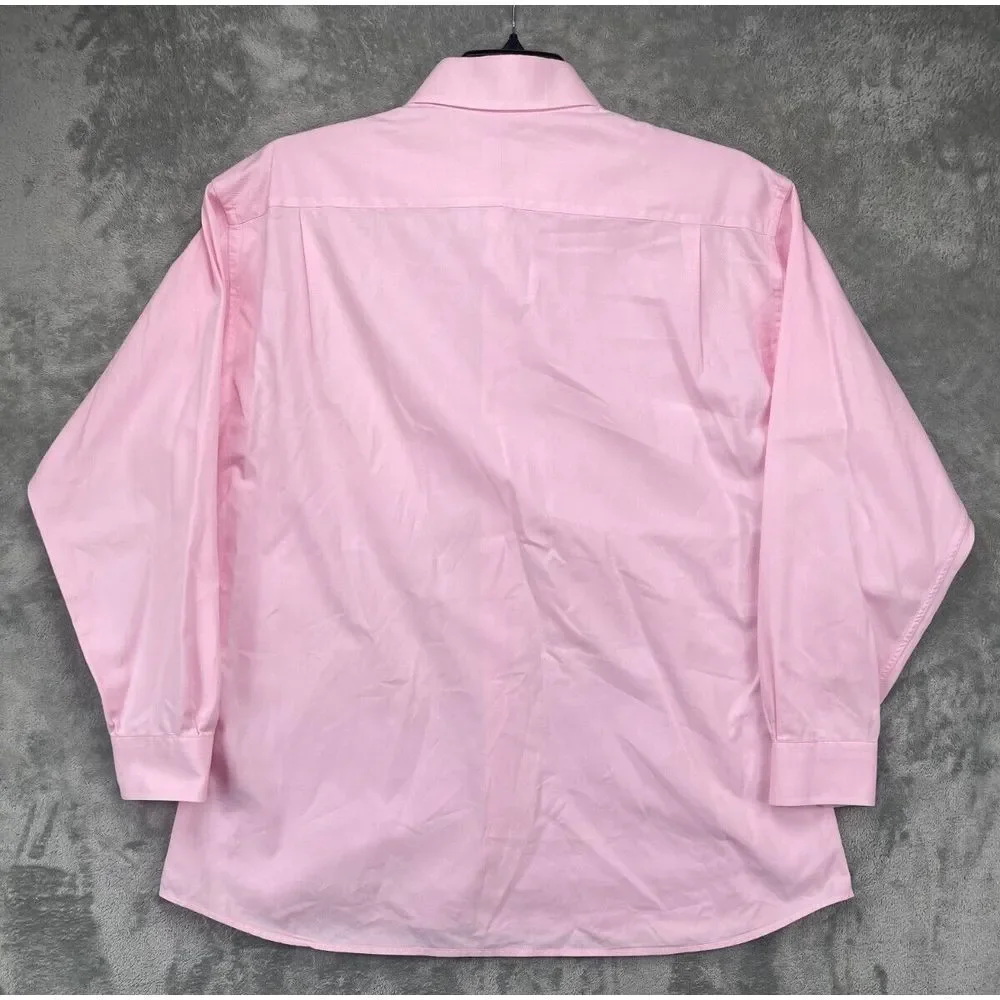 Gitman Gold Men's‎ Shirt 17-34 Pink Master Shirt Makers Made In USA